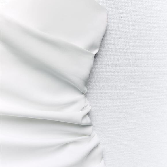 ZARA SHINY STRAPPY MINI DRESS - Picture 12 of 12